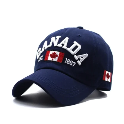 Embroidered Canada Baseball Hat