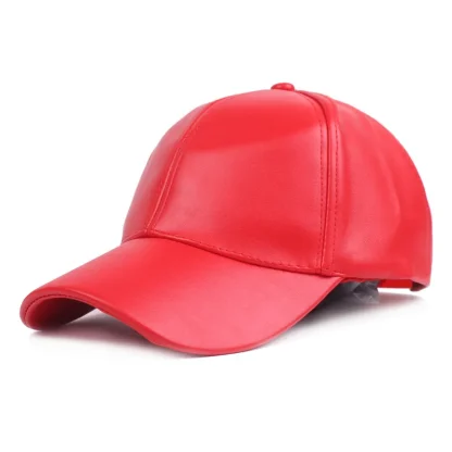 Glossy Solid Baseball Caps - Image 5