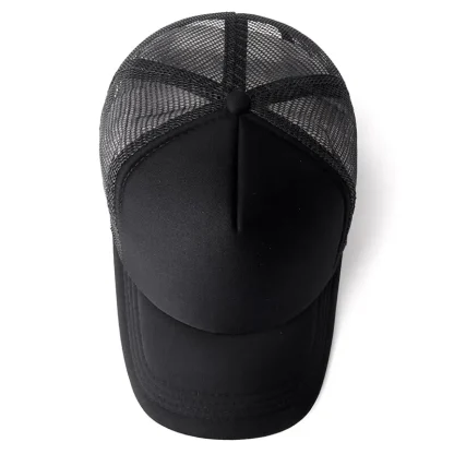 Solid Snapback Trucker Hats - Image 2