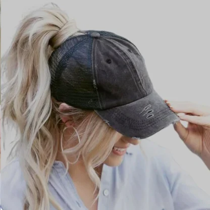 Vintage-style Pony Trucker Cap - Image 3
