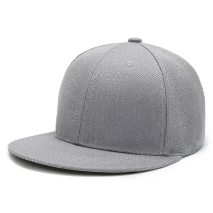 Classic Solid Snapback Hats - Image 6