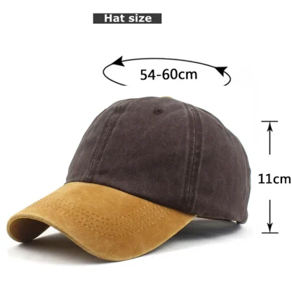Color Block Acid Wash Hats - Image 7