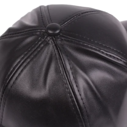 Glossy Solid Baseball Caps - Image 2