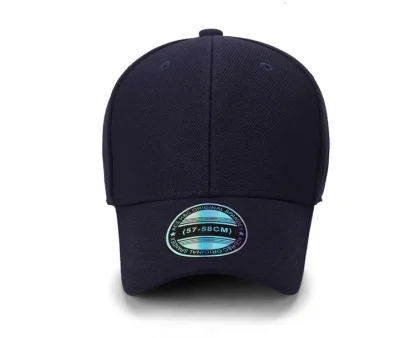 Solid Fitted Baseball Cap - Image 4