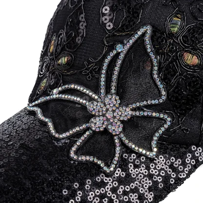 Luxury Butterfly Baseball Hat - Image 4