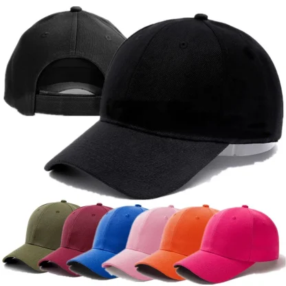 Unisex Casual Plain Baseball Cap - Image 5