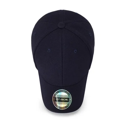 Solid Fitted Baseball Cap - Image 5
