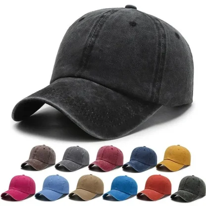 Adjustable Acid Wash Baseball Cap - Image 7