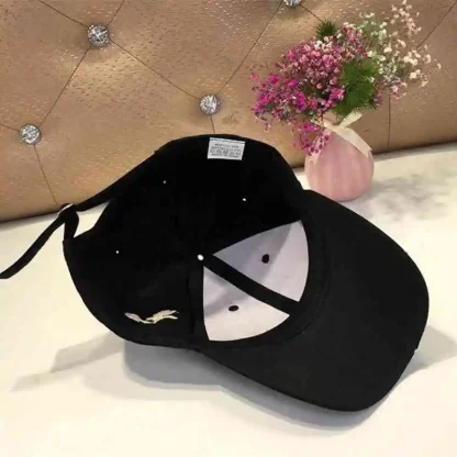Embroidered Floral Baseball Hat - Image 3