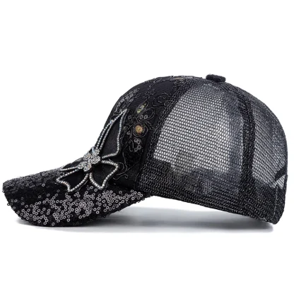 Luxury Butterfly Baseball Hat - Image 3