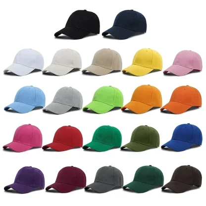Casual Plain Baseball Hats - Image 6