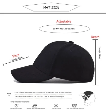 Casual Washed Baseball Caps - Image 7