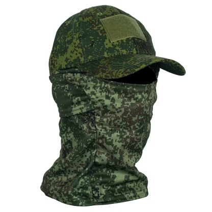 Camouflage Baseball Cap with Mask