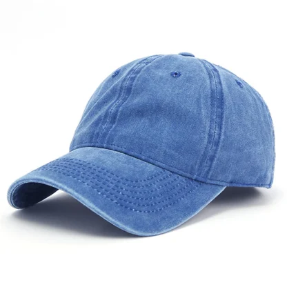 Casual Acid Wash Baseball Caps - Image 2