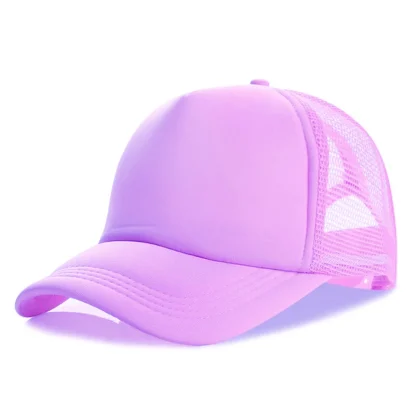 Solid Adjustable Trucker Hats - Image 4