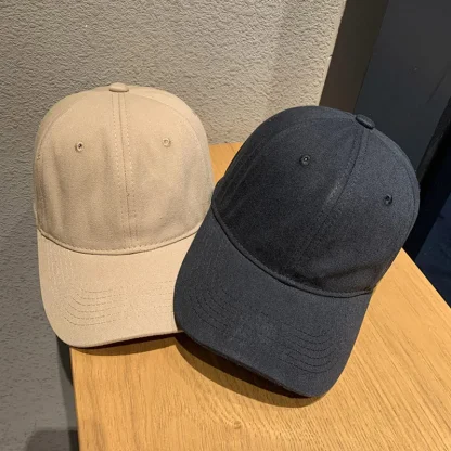 Solid Simple Baseball Cap - Image 5