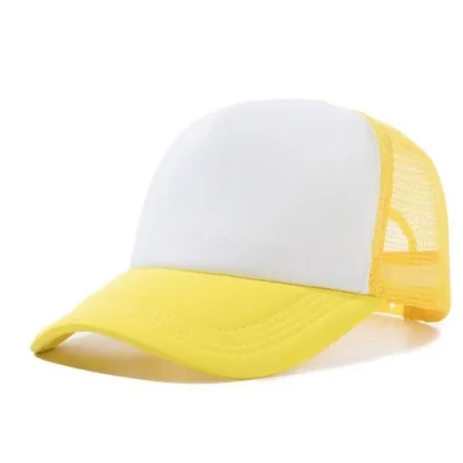 Solid Trucker Baseball Cap - Image 5