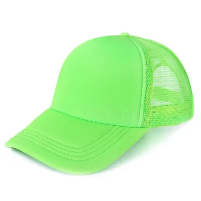 Solid Adjustable Trucker Hats - Image 5