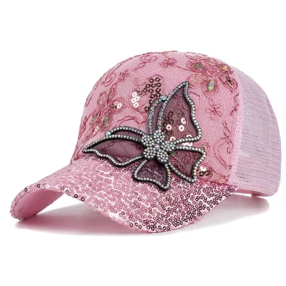 Luxury Butterfly Baseball Hat - Image 7