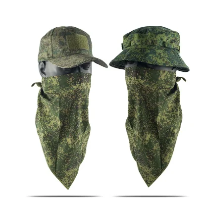 Camouflage Baseball Cap with Mask - Image 6