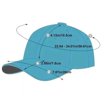 Simple Cross Embroidery Baseball Caps - Image 7