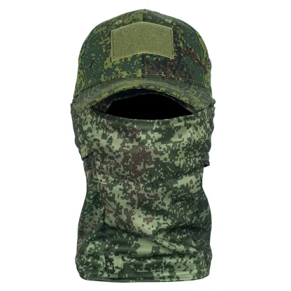 Camouflage Baseball Cap with Mask - Image 3