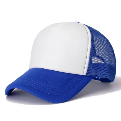 Solid Trucker Baseball Cap - Image 3