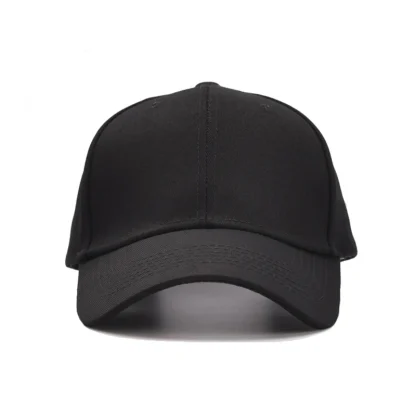 Adjustable Plain Baseball Hats - Image 2