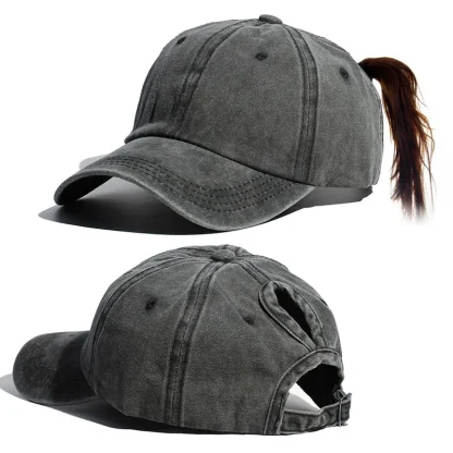 Acid Washed Pony Baseball Cap - Image 7