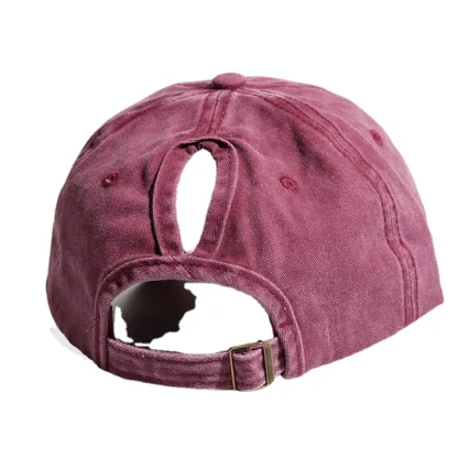 Acid Washed Pony Baseball Cap - Image 2