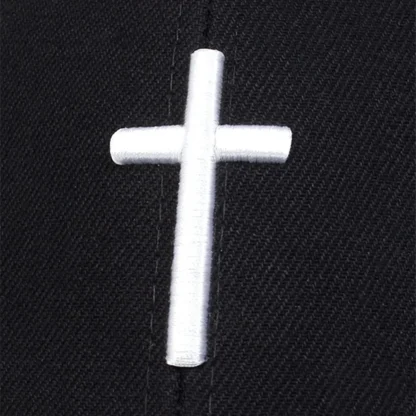 Embroidered Cross Baseball Caps - Image 4