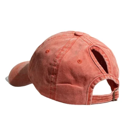 Acid Washed Pony Baseball Cap - Image 3