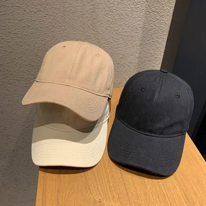 Solid Simple Baseball Cap - Image 6