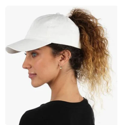 Adjustable Ponytail Baseball Caps - Image 4