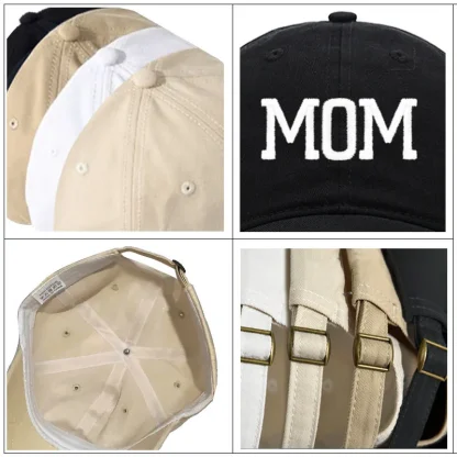 Dad Mom Embroidery Baseball Cap - Image 6