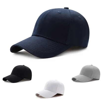 Adjustable Plain Baseball Hats - Image 5