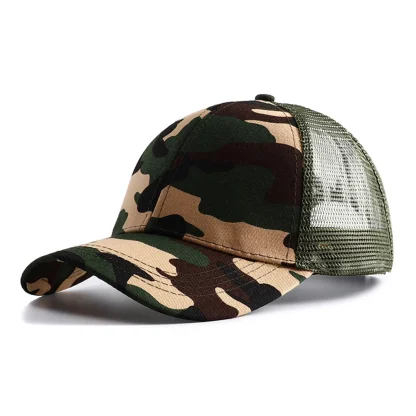Solid Pony Mesh Baseball Hats