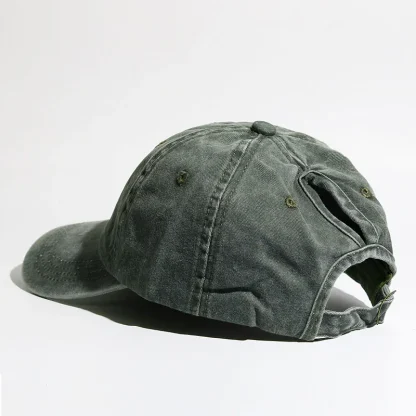 Acid Washed Pony Baseball Cap - Image 6