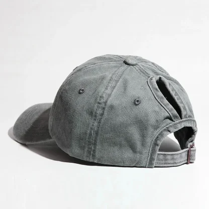Acid Washed Pony Baseball Cap - Image 4