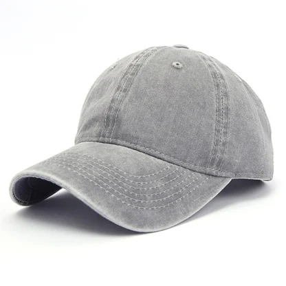 Casual Acid Wash Baseball Caps - Image 5