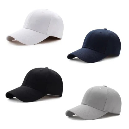 Adjustable Plain Baseball Hats - Image 6