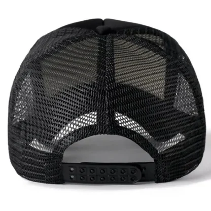 Solid Trucker Baseball Cap - Image 2
