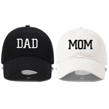 Dad Mom Embroidery Baseball Cap - Image 4