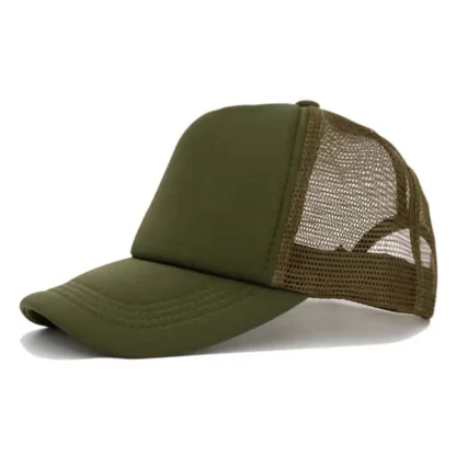 Solid Adjustable Trucker Hats - Image 3