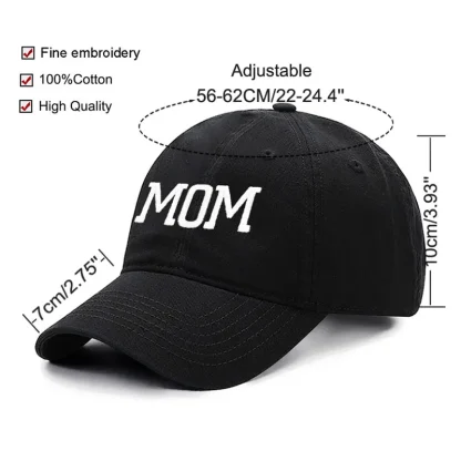 Dad Mom Embroidery Baseball Cap - Image 7